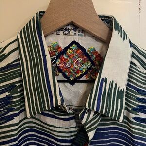 Robert Graham Multi-Color Striped Shirt